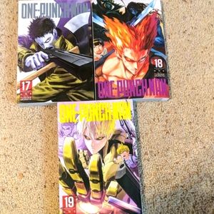 One punch man manga volumes 17-19